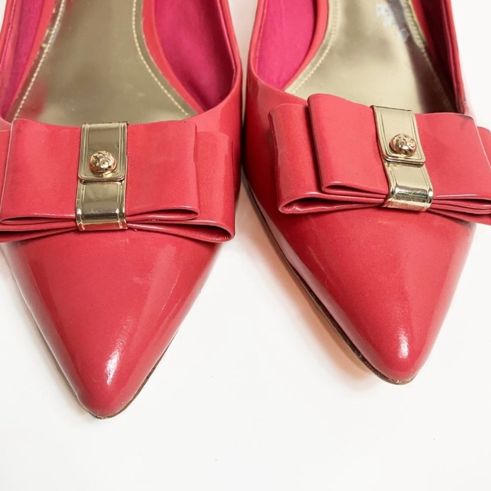 Coach Mandy Patent Leather Kitten Heels - Picture 5 of 5
